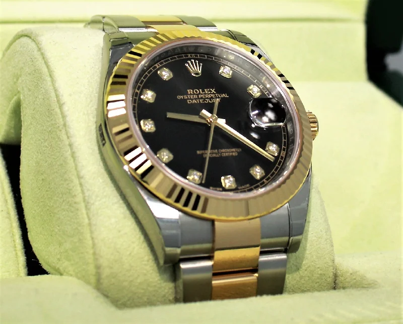 classic pocket watches for collectors   Rolex Oyster Perpetual Datejust 41 126333 BLKDO  Unworn