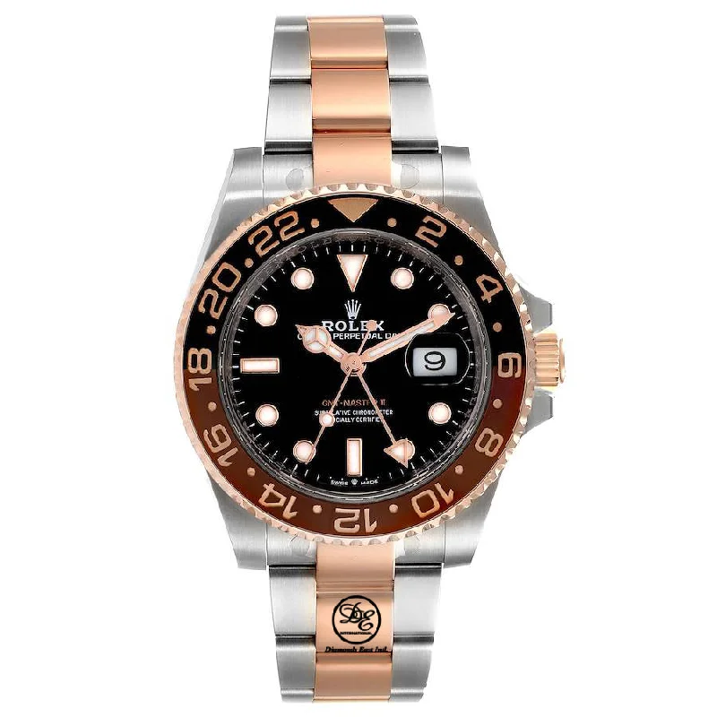 Watches with a sophisticated look   Rolex GMT-Master II 126711 CHNR ROOT BEER 18K Rose Gold/SS Oyster Perpetual UNWORN