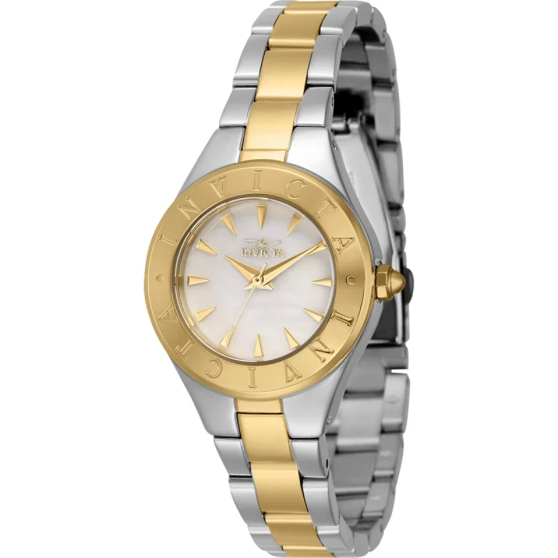 Watches with a sophisticated look   Invicta Women's Watch - Wildflower Mother of Pearl Dial Two Tone Bracelet | 39845