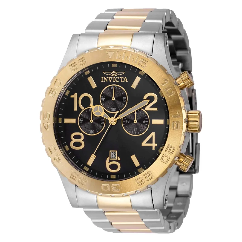 Formal watches for evening events   Invicta Men's Quartz Watch - Specialty Silver Tone Case Black Dial Bracelet | 40602