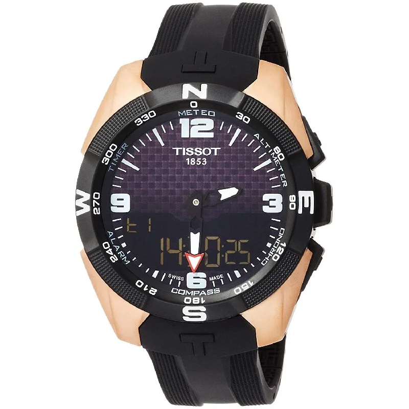 Watches with a classic look Tissot Men's T0914204720700 T-touch Expert Solar NBA Special Edition Black Rubber Watch Watches with a classic look Tissot Men's T0914204720700 T-touch Expert Solar NBA Special Edition Black Rubber Watch