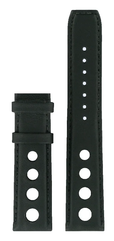 Casual watches for weekend outings   Tissot T071430A - XL Watch Band T610032039 Black Leather 20 mm Heritage PRS 516