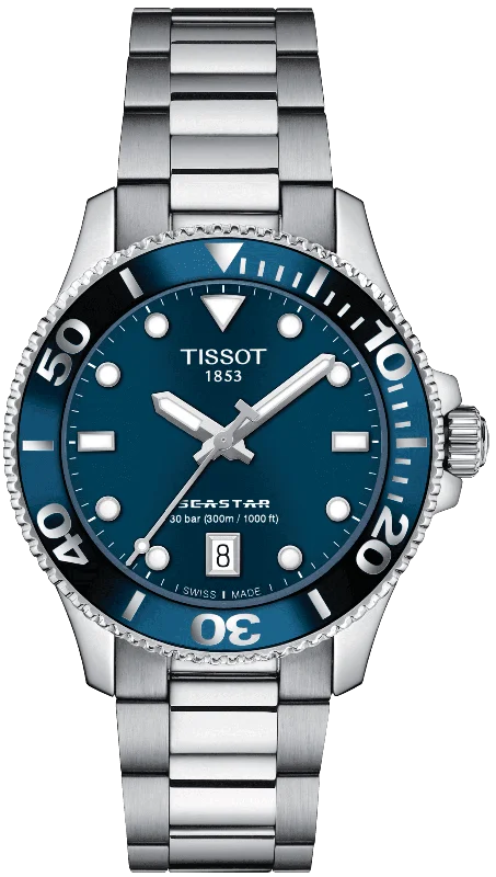 Watches with a sophisticated look   Tissot Watch Seastar 1000 Ladies