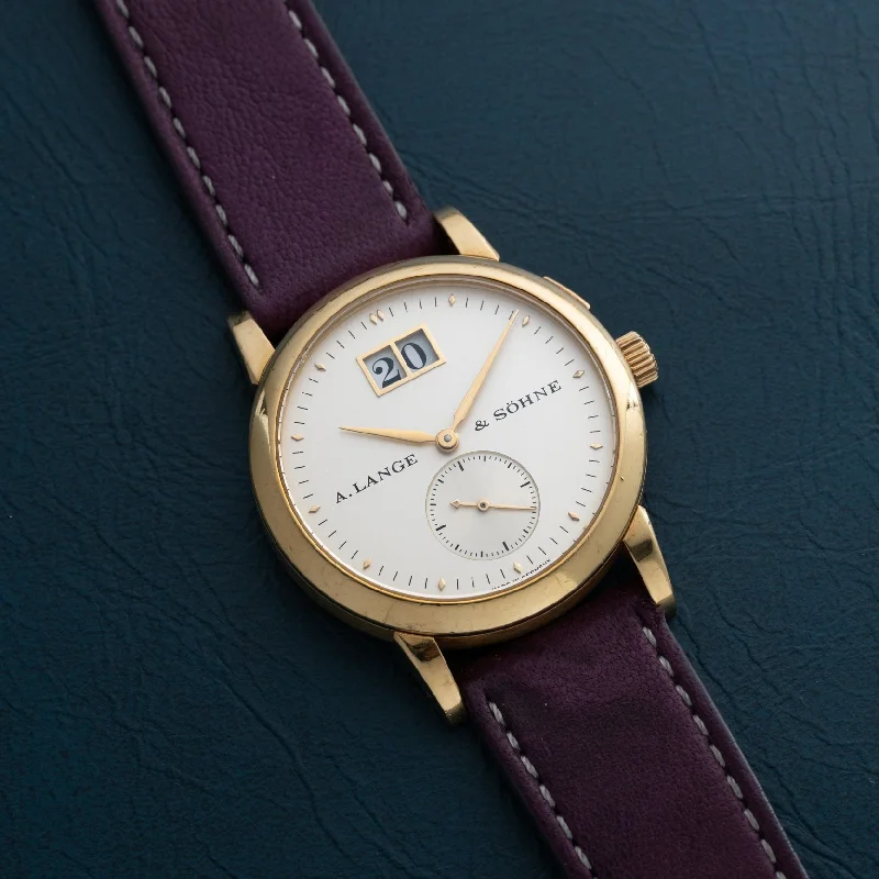 Modern design square dial watches   A. Lange & Söhne Saxonia Outsize Date