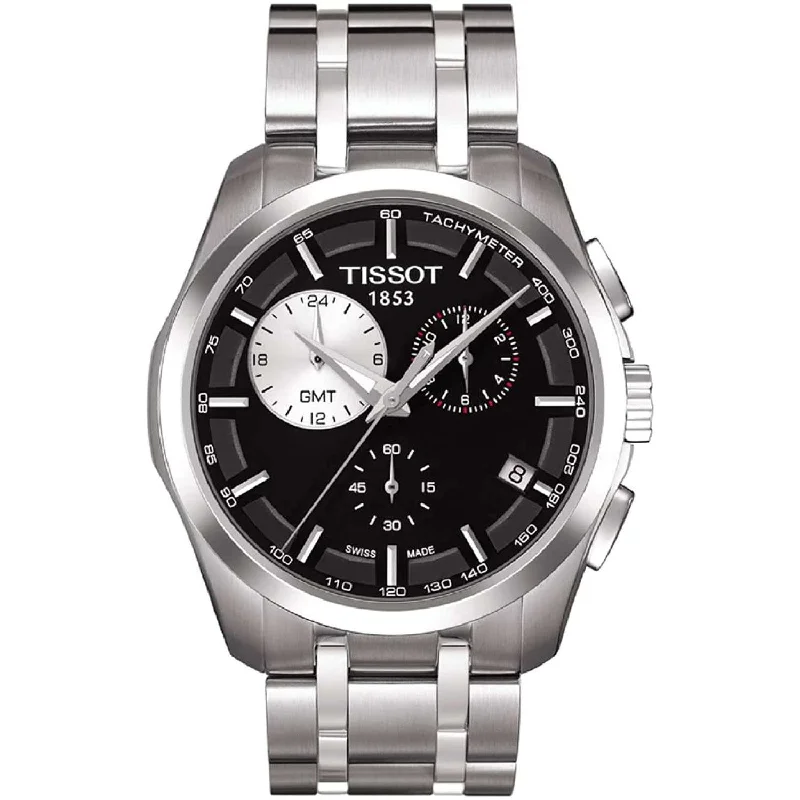 women’s watches with interchangeable bands   TISSOT COUTURIER CHRONOGRAPH 41 MM MEN WATCH T0354391105100