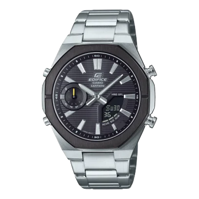 Watches for daily wear   Edifice Mens Bluetooth Solar Sapphire 100m - ECB-S10DB-1ADF