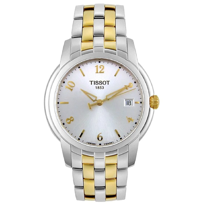 Watches with a stylish look   Tissot Men's T97248132 Balade III Two-Tone Stainless Steel Watch