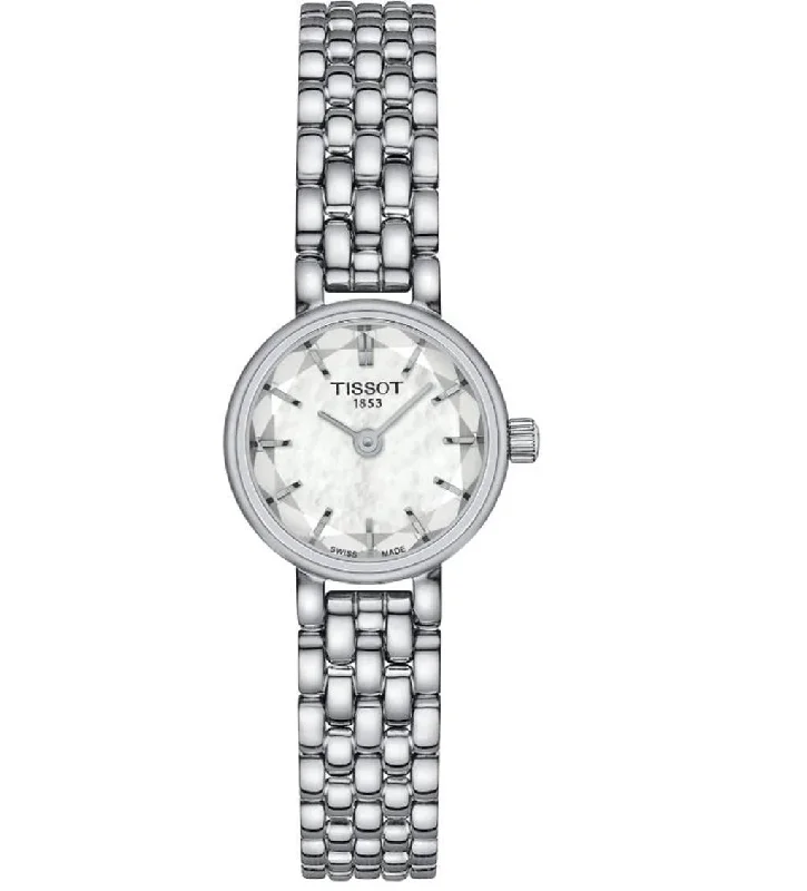 Watches with leather straps and quick release clasps   Tissot Lovely Round Watch
