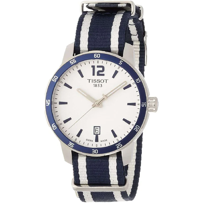 Watches for special occasions   TISSOT QUICKSTER NATO STRAP MODEL 40 MM MEN WATCH T0954101703701
