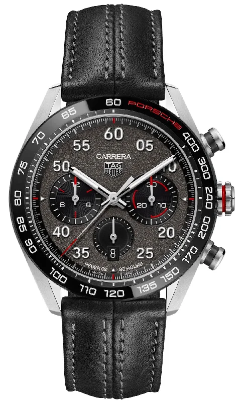 women’s watches with interchangeable bands   TAG Heuer Watch Carrera Porsche Heuer 02 Automatic Chronograph