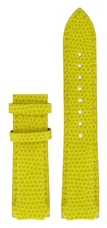 stylish watches for everyday wear   Tissot T33760882 Special Edition Watch Band T610020735 Yellow Leather 20 mm T-Touch Nascar