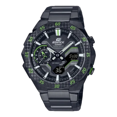 Watches with adjustable straps for a perfect fit Edifice Mens Windflow 100m Bluetooth Solar - ECB-2200RC-1A3DF Watches with adjustable straps for a perfect fit Edifice Mens Windflow 100m Bluetooth Solar - ECB-2200RC-1A3DF
