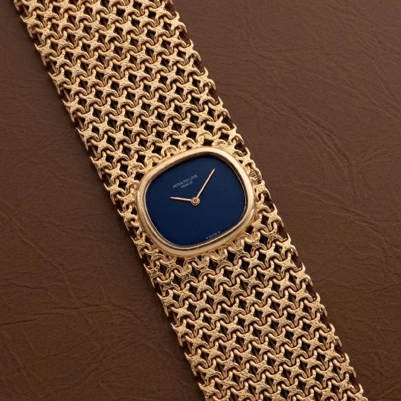 Watches with adjustable straps for a perfect fit   Patek Philippe Ellipse Ladies Woven Cuff