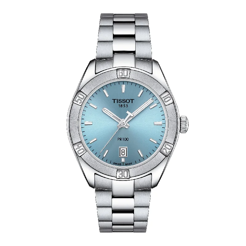 Vintage style quartz watches   Tissot - PR100 Sport Chic ur, 36 mm - T1019101135100