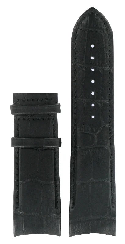 Watches with adjustable straps for a perfect fit   Tissot T035614A & T035627A - XS Watch Band T610028592 Black Leather 24 mm Couturier