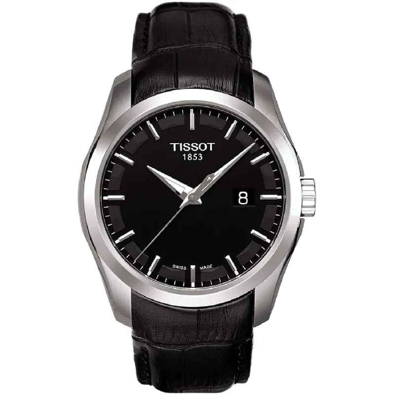 Formal watches for evening events   TISSOT COUTURIER QUARTZ 39 MM MEN WATCH T0354101605100