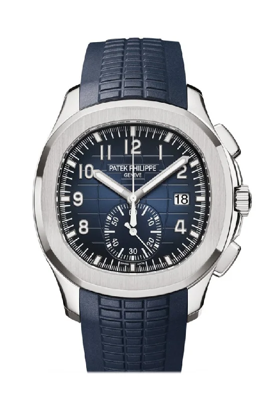 Vintage style quartz watches   Patek Philippe Aquanaut Mens Blue Dial Watch 5968G-001