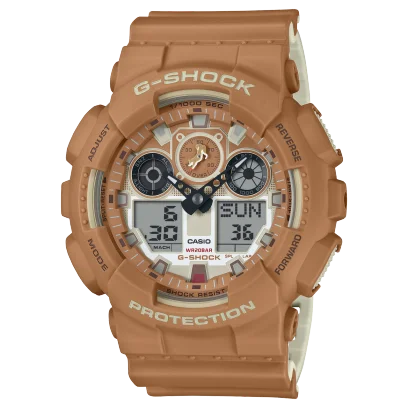 Luxury quartz watches with high-end movements   G-Shock Mens 200m Standard - GA-100SHB-5A