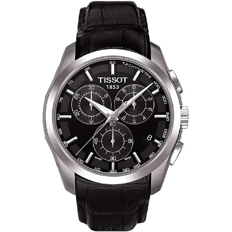 Watches with a stylish look   TISSOT COUTURIER CHRONOGRAPH 42 MM MEN WATCH T0356171605100
