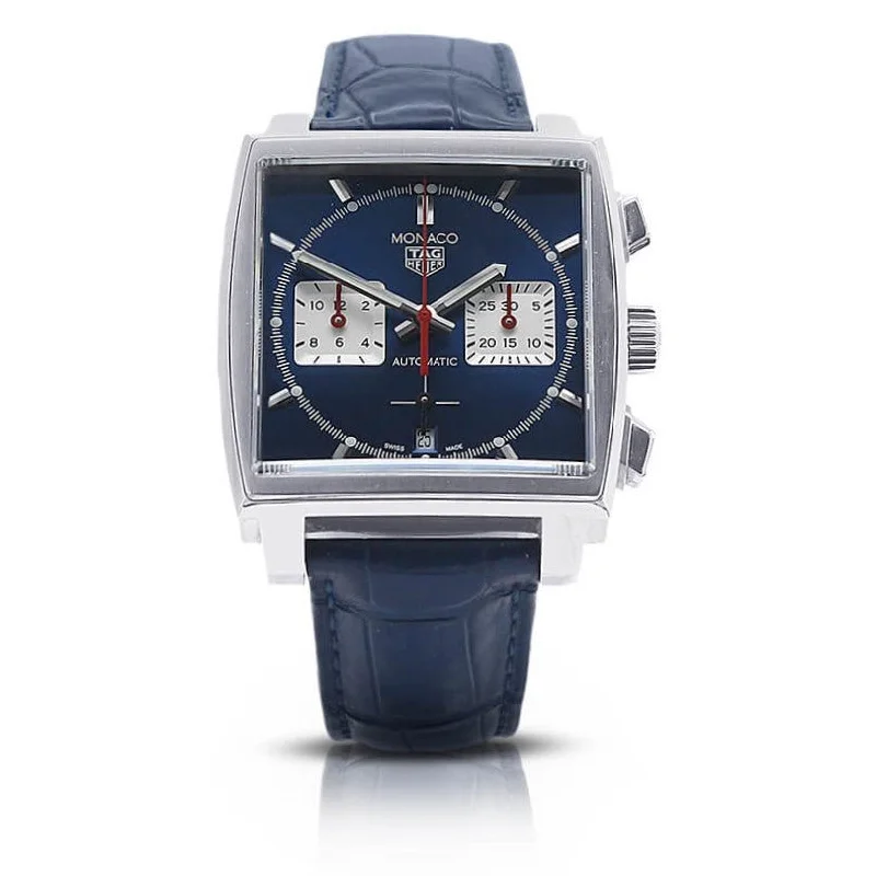 best luxury watches for men   TAG Heuer Monaco 39mm , Calibre Heuer 02, Steel Watch Ref CBL2111