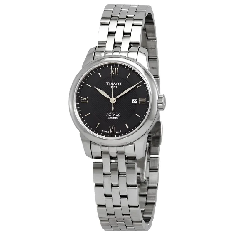 Women's dress watches with elegant straps Tissot Le Locle Automatic Ladies Black Silver Watch T0062071105800 Women's dress watches with elegant straps Tissot Le Locle Automatic Ladies Black Silver Watch T0062071105800