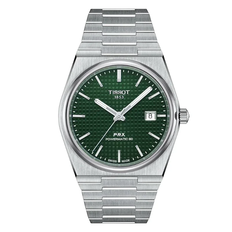 best luxury watches for men   TISSOT PRX POWERMATIC 80 -T1374071109100