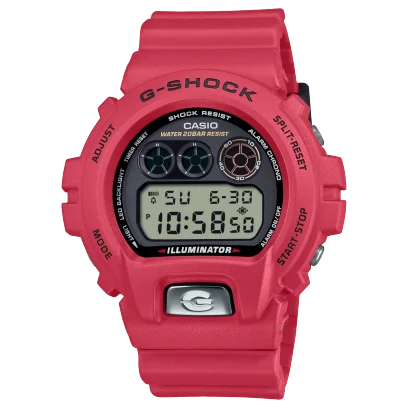 Watches with a classic look   G-Shock Mens 200m Standard - DW-6900TR-4DR